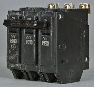 Ge Distribution 3p 30a 240v Bolt-on Circuit Breaker Thqb32030