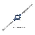 Round Die Stock Handle Wrench 45mm 1 77 Adjustable Threading Holder For Bolt Thread Repair Bar Tools Fit M16-m20 Metric Dies