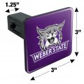 Weber State University Primary Logo Tow Trailer Hitch Cover Plug Insert 1 4 Inch 25