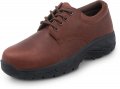Sr Max Burke Men S Brown Oxford Style Comp Toe Eh Security Friendly Slip Resistant Work Shoe 10 0 M 
