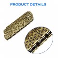 Labwork 520 O-ring Gold Drive Chain 120 Links Replacement For Honda Suzuki Kawasaki X With Masterlink