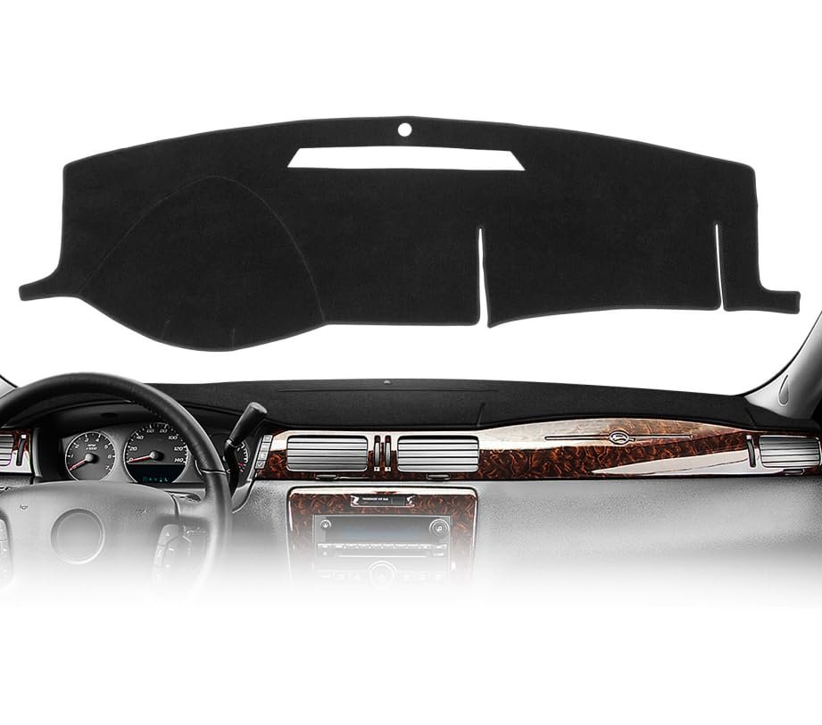Cartist Dash Cover For Chevy Impala 2006-2013 Limited 2014-2016 Accessories Dashboard Mat Non-slip Carpet Sunshield Glare Uv