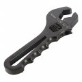 Labwork 3an-16an Adjustable Wrench Spanner Lightweight Aluminum For An Hose Fitting Adapter End Black
