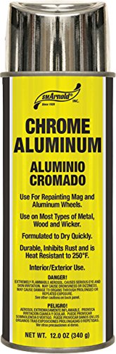 Sm Arnold 66-106 Lacquer Spray Paint Chrome Aluminum 12 Oz