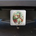 Christmas Holiday Santa Claus Forest Animals Tow Trailer Hitch Cover Plug Insert