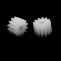 Uxcell 30pcs 12 Teeth 2 35mm Hole Dia Plastic Gear Wheel For Toy Car Motor Shaft