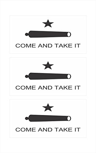 3 -texas Come And Take It Flag Hard Hat Biker Helmet Stickers Decal