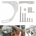 Low Mount Alternator Bracket Double Hump Heads Adjustable Billet Kit For Small Block Chevy Sbc 305 327 0 5 0l 5 7l V8 Long 