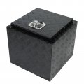 Blackhorse-racing 18 Heavy Duty Aluminum Diamond-stone Tool Truck Bottom Box Waterproof Square Storage Organizer For Pickup Bed 