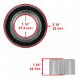Caltric Rear Cv Joint Axle Compatible With Yamaha 5km-2530u-13-00 5km-2530t-13-00 5km-2530w-12-00