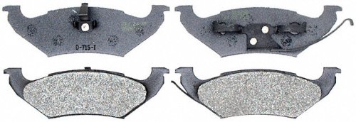 Raybestos Sgd751m Service Grade Semi-metallic Disc Brake Pad Set