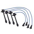 Rc-te58 90919-22400 Ignition Spark Plug Wire Set For Toyota Camry Solara Rav4 2 2l L4 1997-2001 Black High Performance Silicone 