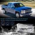 G-plus Left Right Clear Lens Black Bezel Bumper Bright Led Projector Driving Fog Lights Lamp Compatible With Chevy Silverado