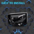 G-plus Left Right Clear Lens Black Bezel Bumper Bright Led Projector Driving Fog Lights Lamp Compatible With Chevy Silverado
