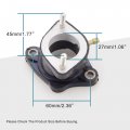 Goofit 27mm Straight Intake Manifold Pipe For Cg 125cc 150cc 200cc Atv Dirt Bike Go Kart Pit Four Wheeler Dune Buggy