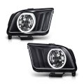 Led Headlights Assembly For Ford Mustang 2005-2009 7r3z13008d 7r3z13008c Bumper Headlamps Left Right Clear Lens Black Housing 