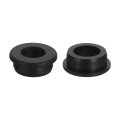 2pcs Rubber Grommets 29mm Drill Hole 20mm Id Top Hat Grommet Black Silicone Plug Gasket For Wiring Automotive 