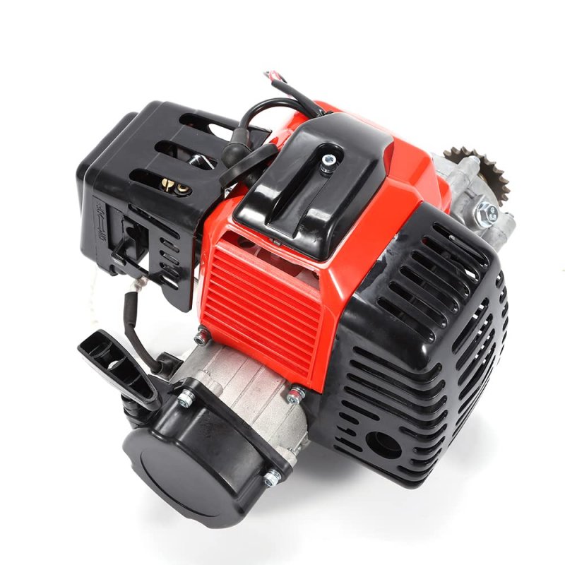49cc 2-stroke Complete Engine Single Cylinder Gasoline Motor Pull Start For Mini Pocket Super Dirt Pit Bike Atv Scooter Us