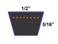 D D Powerdrive Montgomery Ward Kevlar Replacement Belt 1 Band Aramid