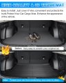 Cartist Cargo Liner Compatible With 2014-2018 Subaru Forester All Weather Rear Trunk Mat High Side Waterproof Black Tpea