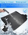 Cartist Cargo Liner Compatible With 2014-2018 Subaru Forester All Weather Rear Trunk Mat High Side Waterproof Black Tpea