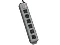 Tripp Lite Ul24ra-15 Waber Industrial Power Strip 6 Right-angle Outlets 15 Cord Locking Switch Cover 