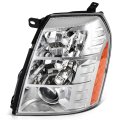 Headlights 2007-2014 For Cadillac Escalade Pair Headlight Assembly Bulbs Not Included 20806108