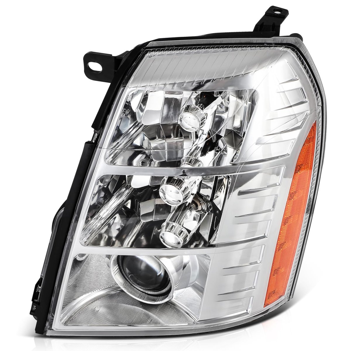 Headlights 2007-2014 For Cadillac Escalade Pair Headlight Assembly Bulbs Not Included 20806108