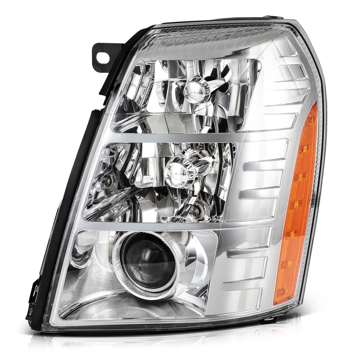 Headlights 2007-2014 For Cadillac Escalade Pair Headlight Assembly Bulbs Not Included 20806108