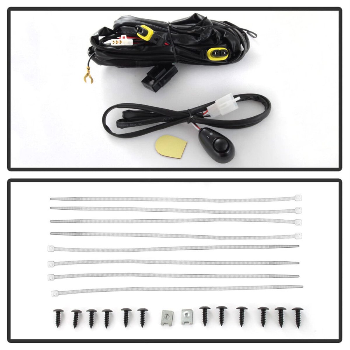 Fog Light Assembly With Bulbs Switch And Wiring Kit For 2013 2014 2015 2016 Fusion 2 Piece Set Part Number 4f9z15200a