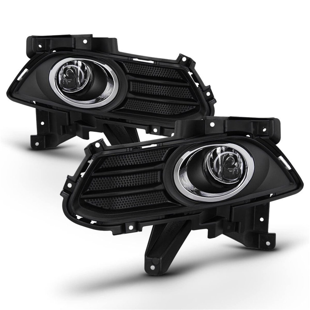 Fog Light Assembly With Bulbs Switch And Wiring Kit For 2013 2014 2015 2016 Fusion 2 Piece Set Part Number 4f9z15200a