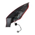 Ford Fiesta 2011 2012 2013 Tail Light Driver Side Red And Clear Lens Plastic With Bulbs Hatchback Replacement For Fo2800224