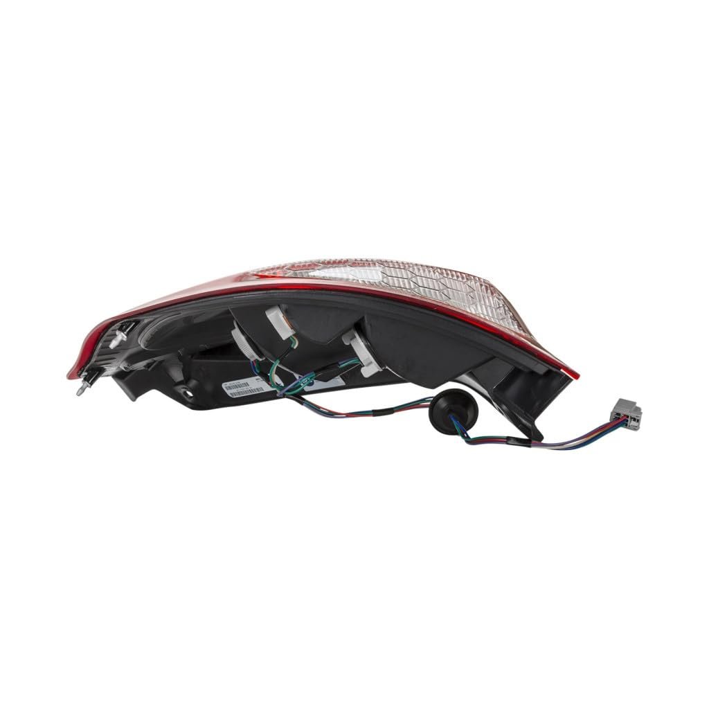 Ford Fiesta 2011 2012 2013 Tail Light Driver Side Red And Clear Lens Plastic With Bulbs Hatchback Replacement For Fo2800224