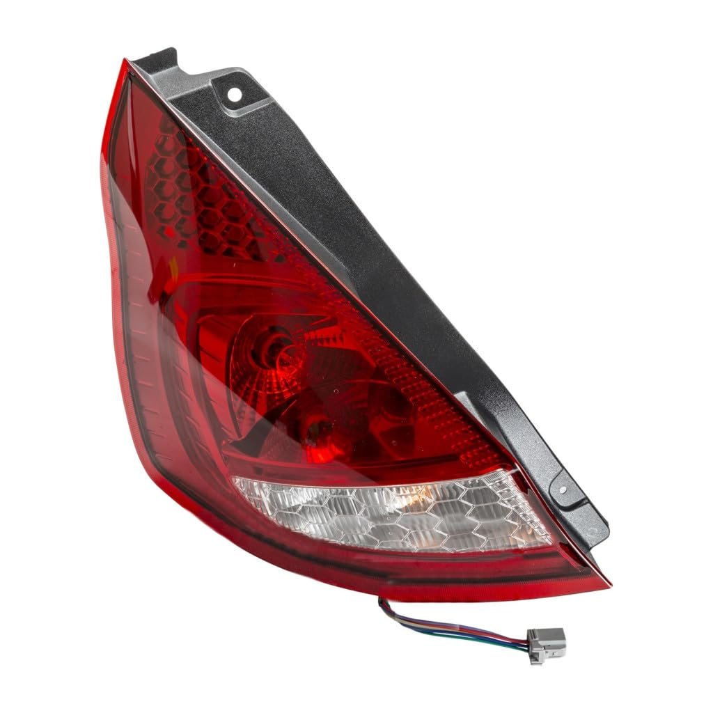 Ford Fiesta 2011 2012 2013 Tail Light Driver Side Red And Clear Lens Plastic With Bulbs Hatchback Replacement For Fo2800224