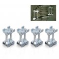4pcs Strut Shocks Coil Spring Compressor 2-way Adjustable Lift Or Lower Spacer