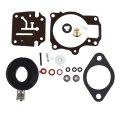 Carburetor Repair Kit With Float Replacement For 18 20 25 28 30 35 40 45 48 50 55 60 65 70 75hp 396701 