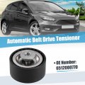 Uxcell Belt Tensioner Pulley Assembly Accessory Idler Guide No 6512000770 For Mercedes-benz Sprinter 2500 2014-2022 Black Metal