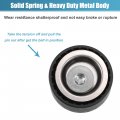 Uxcell Belt Tensioner Pulley Assembly Accessory Idler Guide No 6512000770 For Mercedes-benz Sprinter 2500 2014-2022 Black Metal