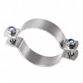 Uxcell Wall Mount Ceiling Pipe Support 304 Stainless Steel Bracket Clamp For 80mm