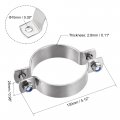 Uxcell Wall Mount Ceiling Pipe Support 304 Stainless Steel Bracket Clamp For 80mm