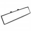 Universal Wide Angle Panoramic Rear View Mirror For Cars 12 In Clip On Clear Flat Center With Anti Glare Shatter Proof Glass 