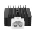 Pro Bat 12v 4 Pin Full-wave Voltage Regulator Rectifier For Gy6 Engine 50cc 125cc 150cc Chinese Moped Scooter Atv Black