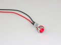 Pilotlights 12 Volt Dc Pilot Light 10mm Panel Indicator With Wiring Pigtail Red Led 12vdc 