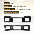 Kuafu Black Front Bumper Skid Plate Panel Compatible With 2015-2019 Gmc Sierra 2500 3500 Hd 4 Door Replace For Part Number