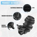 Acropix Windshield Washer Motor Pump Fit For Toyota Rav4 Pack Of 1 Black