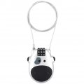 3 Digit Code Combination Password Lock For Stroller Bicycle Security Silver