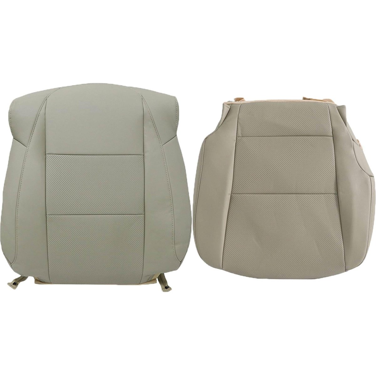 Front Driver Side Lower And Top Perforated Leather Seat Cover Tan For Acura Rdx 2007 2008 2009 2010 2011 2012