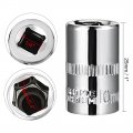 Uxcell 4 Pcs 1 4-inch Drive 10mm 6-point Shallow Socket Metric Cr-v