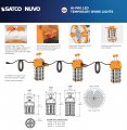 Satco S38975 Hi-pro High-lumen Led Temporary Work Light 5000k White
