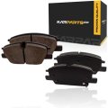 Front Ceramic Brake Pad Set For Gmc Terrain 2021 2022 Replacement 84775616 84775617 84775618 84803889 85129514 Interchange